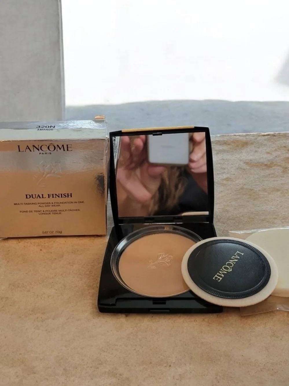 Lancôme Dual Finish Compact Powder - New Amande 320N